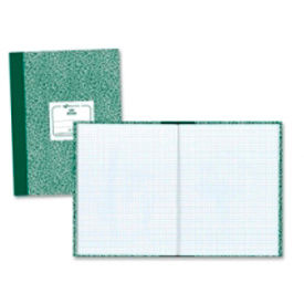 Rediform Office Products 53108 Rediform® Lab Book, 5"x5" Quad, 60 Sheets, 10-1/8"x7-7/8", Green Marble Cover image.