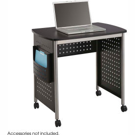 Safco Products 1907BL Safco® Products 1907BL Scoot™ Sit-Down Workstation, Black/Silver image.