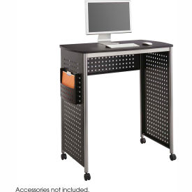 Safco Products 1908BL Safco® Products 1908BL Scoot™ Stand-Up Workstation, Black/Silver image.