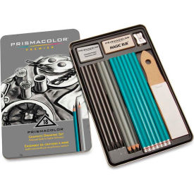 Sandford Ink Corporation 24261 Prismacolor Premier Graphite Set, 8B, 6B, 4B, 2B, B, HB, 2H, 4H, 6H Pencils, Graphite Lead, 18/Pk image.