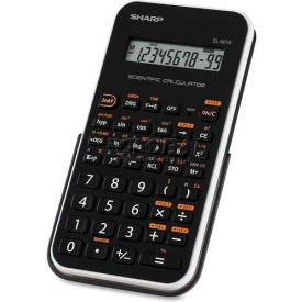 Sharp Electronics EL501XBWH Sharp® Scientific Calculator, EL501XBWH, 10-Digit, 3-1/4" X 6 X 1/2", Black/White image.