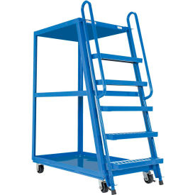 Vestil Manufacturing SPS-HF-2252 Vestil Steel Frame Cart w/3 Shelves, 1000 lb. Capacity, 58-1/8"L x 22"W x 73"H image.