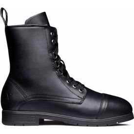 Xena Workwear Spice Women's Safety Work Boots Steel Toe 7"H Size 10.5 Jet Black