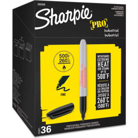 Sanford 2003898 Sharpie® Industrial Permanent Markers - Office Pack - Black - 36 per pack image.