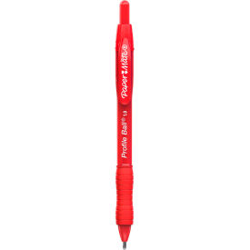 Sanford 2095454 Paper Mate® Profile Ballpoint Retractable Pen, Bold, Red Ink image.