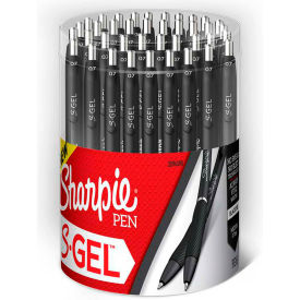 Sanford 2096180 Sharpie® S Gel Retractable Gel Ink Pen, 0.7mm, Black Ink - 36 Pack image.