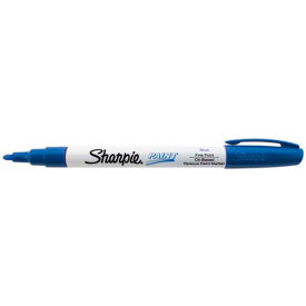 Sanford 35536 Sharpie® Paint Marker, Oil Based, Fine, Blue Ink image.