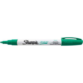 Sanford 35537 Sharpie® Paint Marker, Oil Based, Fine, Green Ink image.