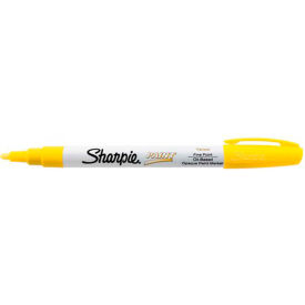 Sanford 35539 Sharpie® Paint Marker, Oil Based, Fine, Yellow Ink image.