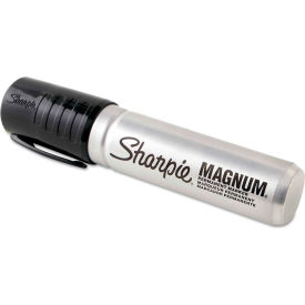Sanford 44001BX Sharpie® Magnum Permanent Marker - Black - Dozen image.