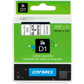 Sanford 45803 DYMO® D1 Standard Labels 3/4" Black on White image.