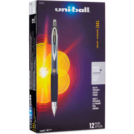Sanford 61255 uni-ball® Signo 207 Retractable Gel Pen - Black Ink - 0.5 mm Point - Dozen image.