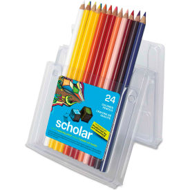 Sanford 92805 Prismacolor® Scholar Colored Pencil Set - 2B - 24 Assorted Colors Pack image.