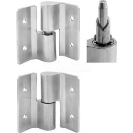 Sentry Supply Llc 650-8626 Surface Mount Hinge Set, 3 Pc, RH-In/LH-Out, Cast Stainless Steel - 650-8626 image.