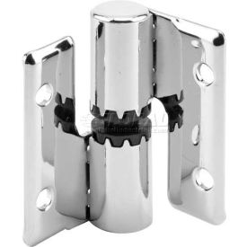 Surface Mount Hinge Set, RH-In/LH-Out, W/Fasteners, Chrome Plated Brass - 656-6575