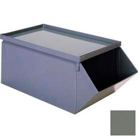 Stackbin Corporation 1-2BC-GY Stackbin® Stackbin Top Cover For 7-1/2"W x 15-1/2"D x 6"H Steel Bins, Gray image.