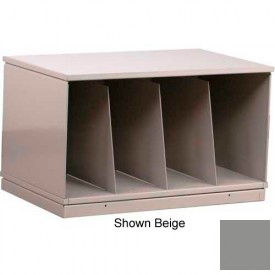 Stackbin One-Shelf X-Ray Storage Cabinet, Gray