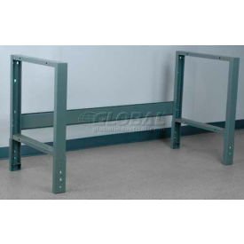 Stackbin Corporation 4-53505-GY Stackbin 3505 Series 5 Adjustable Frame W/ C Channel Leg, 53"W x 27"D, Gray image.