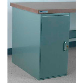 Stackbin Corporation 4-BCP-GY Stackbin Cabinet Pedestal, 16"W x 30"D, Gray image.