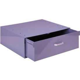 Stackbin Corporation 4-BRBC-BK Stackbin Steel Drawer, 21-3/4"W x 20"D, Black image.