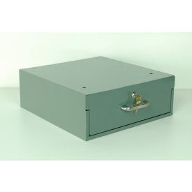 Stackbin Corporation 4-RBC-L-BK Stackbin Lockable Steel Drawer W/ 18 Ga Steel, 14"W x 16"D, Black image.