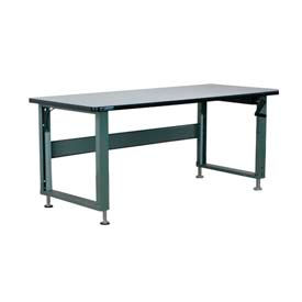 Stackbin Corporation E4830-T-4000-BK Stackbin Workbench, 4000 Series, ESD W/T-Molding, 48"W X 30"D, Black image.