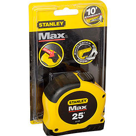 Stanley Black & Decker 33-279 Stanley® Max™ 1 1/8" x 25 Tape - English image.