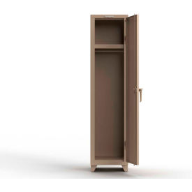 Strong Hold® 1-Tier 1 Door Extra Heavy Duty Locker 18"W x 18"D x 75"H Beige Assembled 