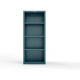 Strong Hold® Standard Duty Closed Shelving Unit 3 Shelf 30"W x 18"D x 72"H Blue 
