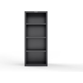 Strong Hold® Standard Duty Closed Shelving Unit 3 Shelf 30"W x 18"D x 72"H Black 