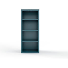 Strong Hold® Standard Duty Closed Shelving Unit 3 Shelf 30"W x 24"D x 72"H Blue 