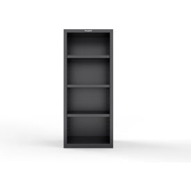 Strong Hold® Standard Duty Closed Shelving Unit 3 Shelf 30"W x 24"D x 72"H Black 