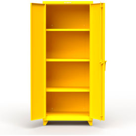 Strong Hold Products 2.66-243-L-RAL1021 Stronghold Industrial Cabinet 30"W x 24"D x 75"H, Yellow image.