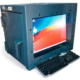 Strong Hold Products 21.7-CC-180 Strong Hold Small Desktop Computer Cabinet 18"W x 24"D x 20"H image.