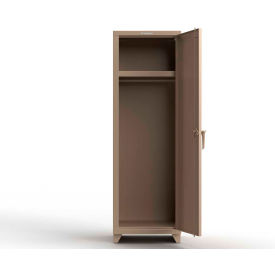 Strong Hold® 1-Tier 1 Door Extra Heavy Duty Locker 24"W x 24"D x 75"H Beige Assembled 