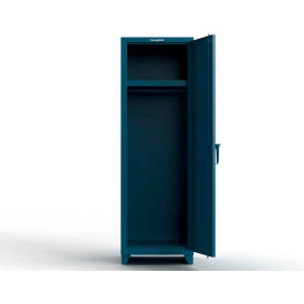 Strong Hold® 1-Tier 1 Door Extra Heavy Duty Locker 24"W x 24"D x 75"H Blue Assembled 