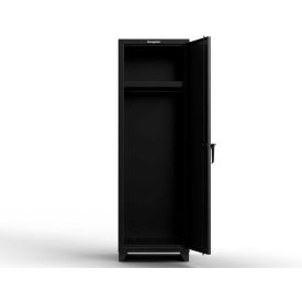 Strong Hold® 1-Tier 1 Door Extra Heavy Duty Locker 24"W x 24"D x 75"H Black Assembled 