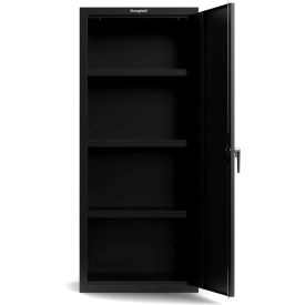 Strong Hold Products 26-2H-24-2T-L StrongHold® 2-Tier 2 Door Ventilated Locker, 24"W x 24"D x 75"H, Gray, Assembled image.