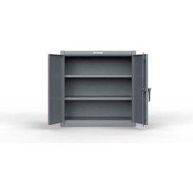 Strong Hold® Extreme Duty Counter Height Cabinet 12 Gauge 36"W x 20"D x 42"H Dark Gray 