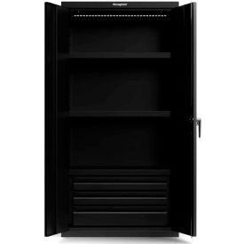 StrongHold Heavy-Duty 18 Ga. Cabinet, 3 Shelves & 3 Drawers, 36