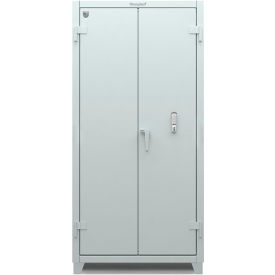 Strong Hold Products 36-243-EK-L-RAL1021 Strong Hold Cabinet with Keyless Entry Lock 36"W x 24"D x 75"H, Yellow image.