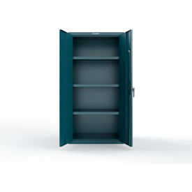 Strong Hold® Heavy-Duty Cabinet with CompX Regulator Lock 36"W x 24"D x 72"H Blue 