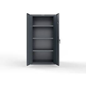 Strong Hold® Heavy-Duty Cabinet with CompX Regulator Lock 36"W x 24"D x 72"H Dark Gray 