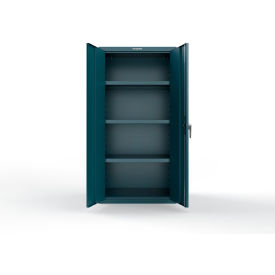 Strong Hold® Heavy-Duty Cabinet with Lockey 2200 Lock 36"W x 24"D x 72"H Blue 