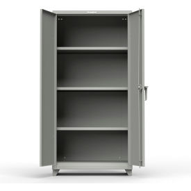 Strong Hold Products 36-243-L-RAL7037 Stronghold Industrial Storage Cabinet 36"W x 24"D x 75"H , Gray image.