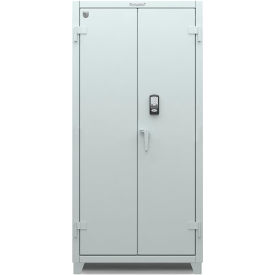 Strong Hold Products 36-243-PX-L-RAL1019 Strong Hold Cabinet with Electronic Lock and Card Reader 36"W x 24"D x 75"H, Beige image.
