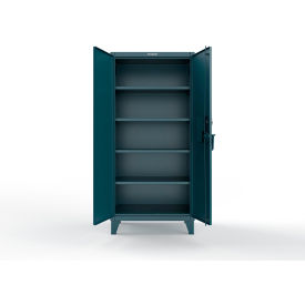 Strong Hold® Extreme Duty Cabinet with SecuRam ProLogic L22 Lock 36"W x 24"D x 78"H Blue 