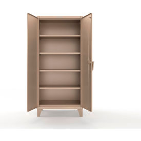 Strong Hold® Extreme Duty Cabinet w/SecuRam ScanLogic Smart Lock 36"W x 24"D x 78"H Beige 