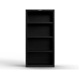 Strong Hold® Standard Duty Closed Shelving Unit 3 Shelf 36"W x 24"D x 72"H Black 