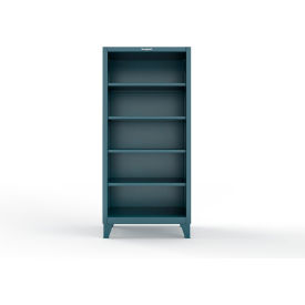Strong Hold® Extra Heavy Duty Closed Shelving Unit 4 Shelf 36"W x 24"D x 72"H Blue 